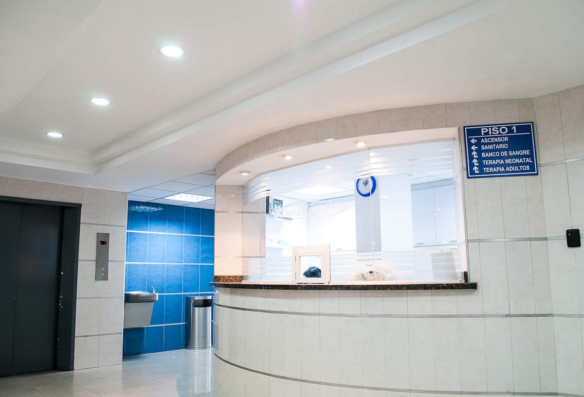 Hospital corridor — healthcare and medical procurement